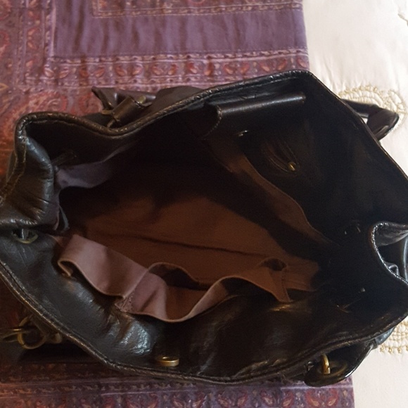 *Sold!* Wilson Leather black leather handbag - Picture 6 of 6